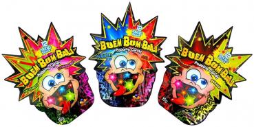 Boem BomBali Popping Candy Wassermelone - Erdbeer  18g 12er Hang Tang